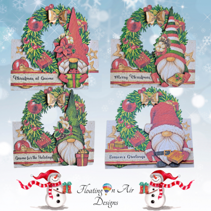 Gnome wreaths - 4 options